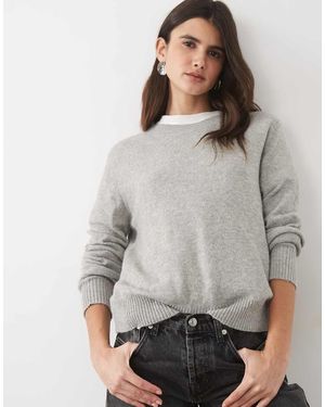 JJ Rebel Jersey De Punto De Corte Estándar En Gris Claro