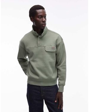 Dickies Apac 1/4 Button Jumper - Grey
