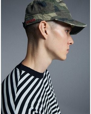 Bershka Cap mit camouflage-muster - Schwarz