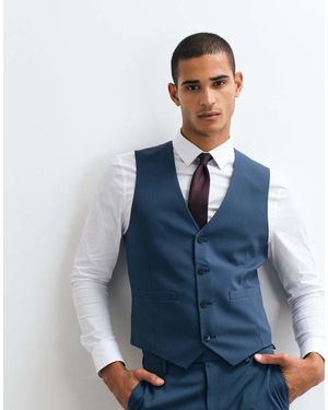 ASOS Gilet Da Abito Skinny - Blu