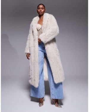 JLUXLABEL Manhattan Faux Fur Coat - Blue