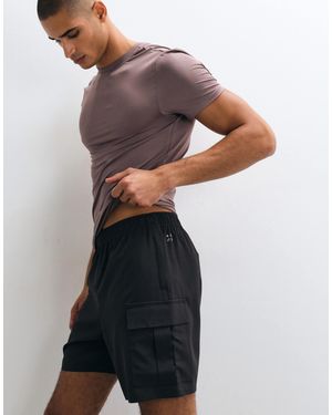 4505 Icon 7 Inch Quick Dry Training Cargo Shorts With Zip Pockets - Multicolor