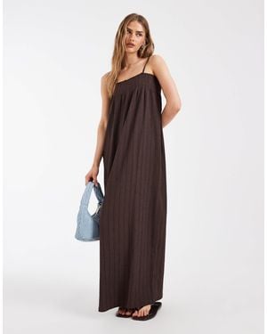 ONLY Sleeveless Maxi Dress - Brown