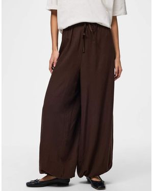 Pieces Trousers - Brown