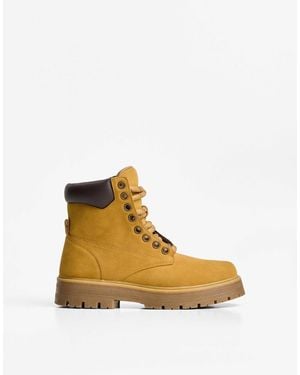 Bershka – ankle boots - Mettallic