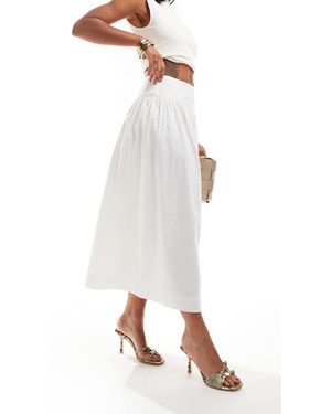 Nobody's Child Mallory Midi Skirt - White