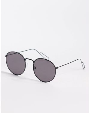 Weekday – explore – e, runde sonnenbrille - Mettallic