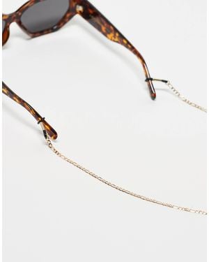 ASOS Figaro Sunglasses Chain - White