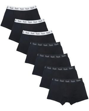 French Connection 7 Pack Fcuk Cotton Stretch Boxers - Blue