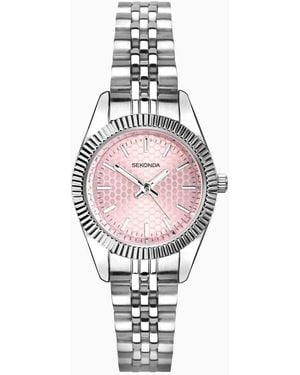 Sekonda Francis 26Mm Round Analogue Watch - Pink
