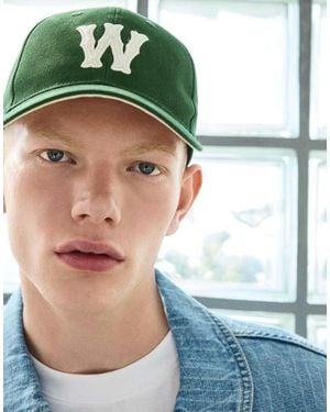 Bershka Patch Cap - Green