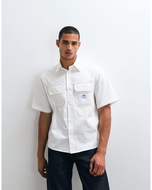 HUGO Ekyno Oversized Shirt - White
