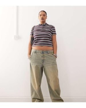 Collusion Plus X001 Antifit Jeans - Natural