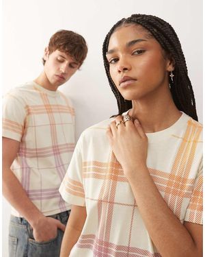 Collusion Camiseta Holgada A Cuadros De - Multicolor