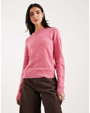 Vero Moda Round Neck Knitted Jumper - Red
