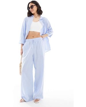 ONLY Wide Leg Pants Co-ord - Blue