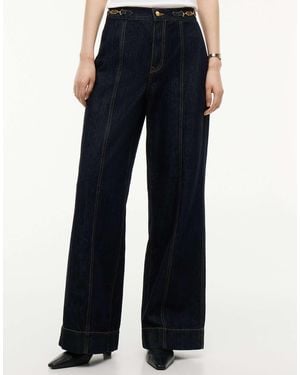 Tommy Hilfiger Indie high-rise wide-leg-jeans - Blau