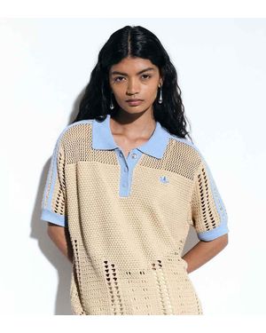 adidas Originals x ASOS Polo Top - Brown