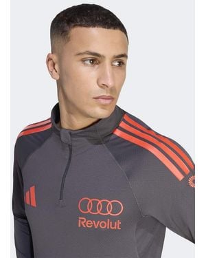 adidas Originals Audi Formula One Team Mechanics 1/4 Zip Jacket - Blue