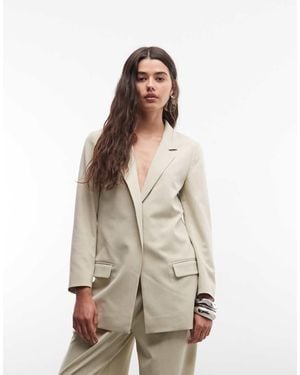 AllSaints Aleida Tri Co-ord Tailored Blazer - Natural
