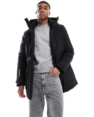 Superdry City Padded Parka Jacket - Black
