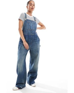 Tommy Hilfiger – klassische latzhose - Blau
