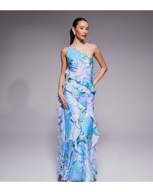 Forever New Exclusive Rosette Maxi Dress - Blue