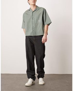 ASOS – gerade geschnittene jeans aus raw denim - Weiß