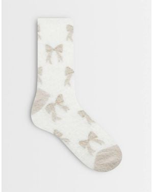 Boux Avenue Fluffy Socks - White