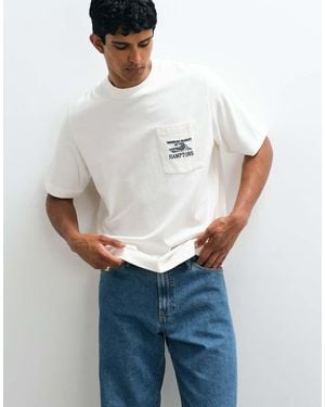 Abercrombie & Fitch Hamptons Back Graphic T-shirt - White