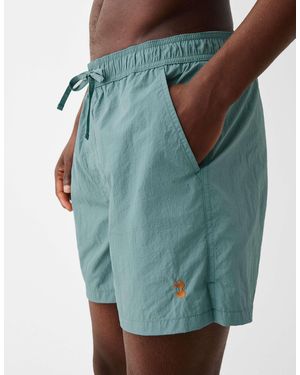 Bershka – badeshorts - Blau