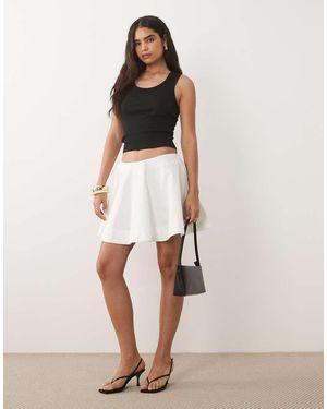 ASOS Conjunto Falda Voluminosa De Círculos Termosellados En Nube - Neutro