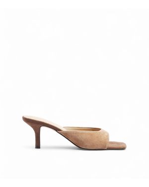 NA-KD – mules aus wildleder - Natur