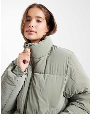 Mango Teen Puffer Jacket - Grey