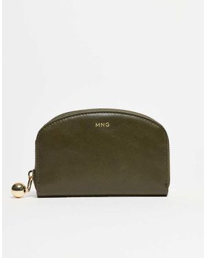 Mango Portamonete Classico Kaki - Verde