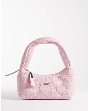 Tommy Hilfiger Icon Logo Puffer Shoulder Bag - Pink