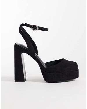 ASOS Scarpe Con Tacco Alto E Plateau Appuntito Nere - Nero