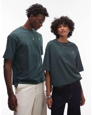 Timberland Dunstan Small Chest Logo Oversized T-shirt - Blue
