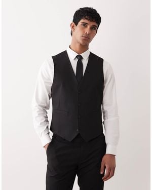ASOS Slim Suit Waistcoat - Black