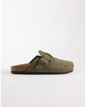 ASOS Mule Sandals With Cork Soles - Brown