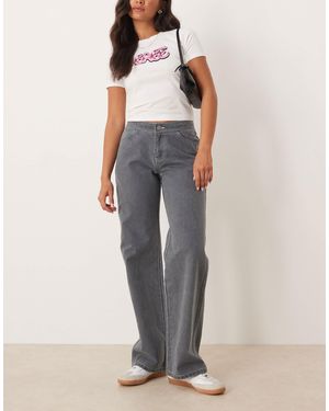 Roxy – chloe kim – locker geschnittene hose - Grau