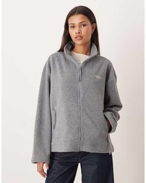 JJXX Fleece Zip Jacket - Grey