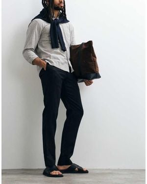 Mango Tailored Trouser - Black