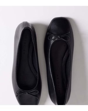 ASOS Wide Fit Lion Bow Ballets - Black