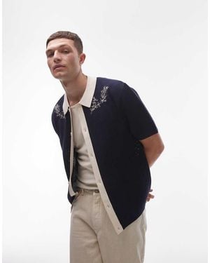 TOPMAN Camicia Comoda - Blu