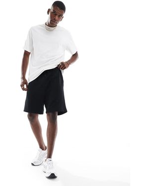 Jack & Jones Pantaloncini Della Tuta Ampi Neri - Bianco