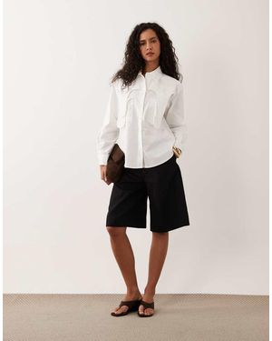 Ghospell Camicia A Maniche Lunghe - Bianco