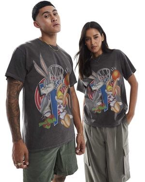 PRNT Space Jam Bugs And Lola Relaxed T-Shirt - Black