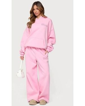 Edikted Pastel Edit Joggers - Pink