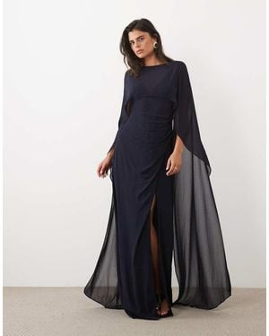 TFNC London Damigelle D'Onore Vestito Maxi - Blu